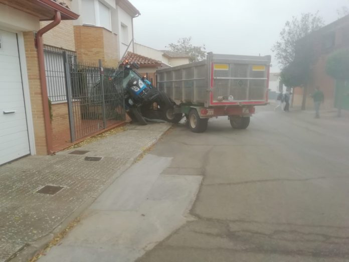 accidente tractor