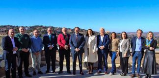 Núñez: “Vamos a construir juntos un nuevo modelo de política agraria para Castilla-La Mancha” Núñez con Asaja