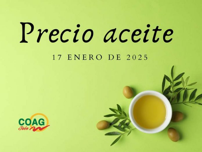 Precio medio en origen del aceite de oliva