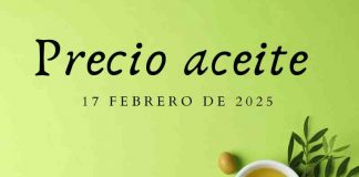 Precio medio en origen del aceite de oliva (17-febrero-2025)