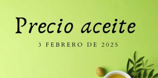 Precio medio en origen del aceite de oliva (3-febrero-2025)