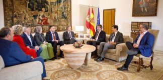 FENACORE y Mancha Occidental II presentan el Congreso de Regantes de Ciudad Real al presidente de Castilla-La Mancha Congreso de Regantes