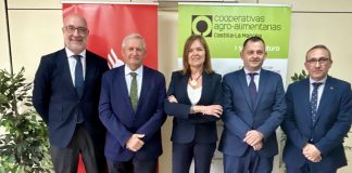 Cooperativas Agro-alimentarias Castilla-La Mancha y Banco Santander renuevan su convenio de colaboración convenio santander