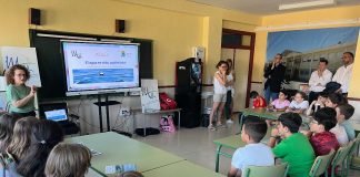 Mancha Occidental II sigue formando escolares sobre la importancia del riego eficiente talleres escolares de riego