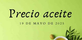 Precio medio en origen del aceite de oliva (19-mayo-2025)