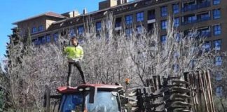 Los agricultores españoles expresan su pena e indignación por la muerte del joven agricultor David Lafoz David Lafoz