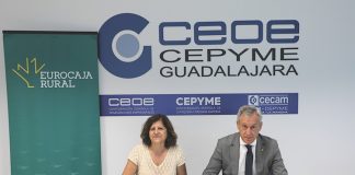 Eurocaja Rural y CEOE-CEPYME Guadalajara reafirman su compromiso con el tejido productivo y la actividad económica Eurocaja Rural