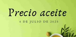 Precios medios en origen del aceite de oliva (4-julio-2025)