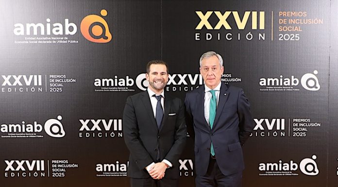 Eurocaja Rural, en los XXVII Premios Amiab reafirmando su apuesta por la inclusión EUROCAJA