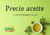 Precio medio en origen del aceite de oliva (21-noviembre-2025)