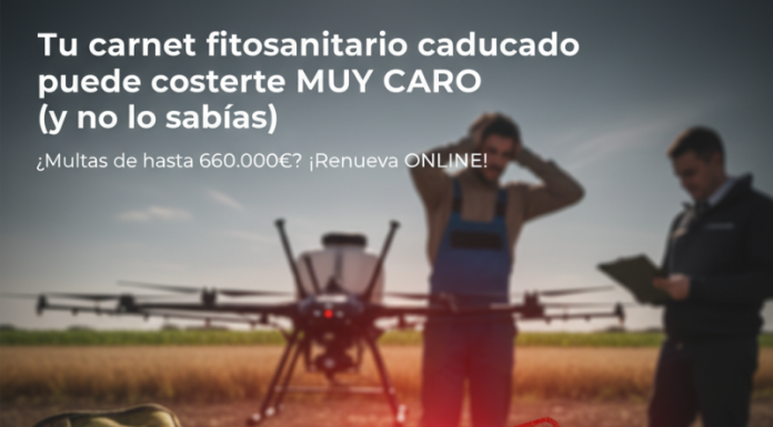 Tu carnet fitosanitario caducado puede costarte muy caro (y no lo sabías) carnet fitosanitario caducado