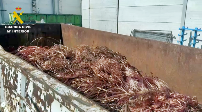 18 detenidos por más de 30 robos de cobre en bodegas y almazaras de toda España robos de cobre