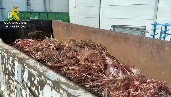 robo cobre robos de cobre