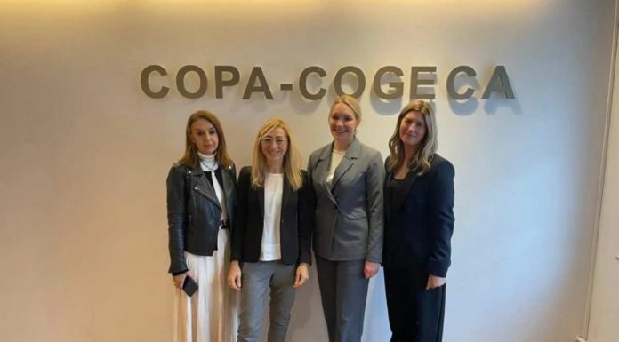Blanca Corroto, presidenta de ASAJA Toledo, en el Comité de Mujeres del Copa-Cogeca Blanca Corroto
