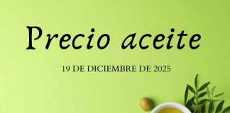 Precio medio en origen del aceite de oliva (19-diciembre-2025)