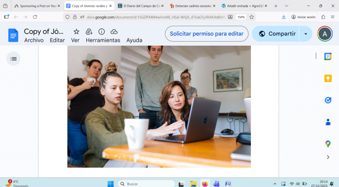 Jóvenes rurales y su interés por plataformas extranjeras jóvenes