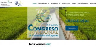 El 16 Congreso Nacional de Regantes, que se celebrará en Ciudad Real en 2026, abre sus inscripciones Congreso Nacional de Regantes