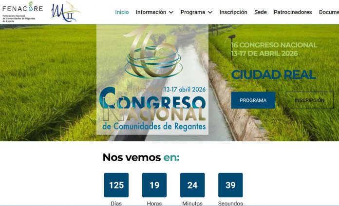 web 16 Congreso de Regantes Congreso Nacional de Regantes