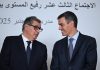 España, abierta a financiar transferencias entre cuencas, desaladoras y grandes infraestructuras hidráulicas en Marruecos Sánchez y jefe de Gobierno de Marruecos, Aziz Akhannouch