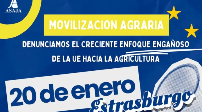Continúa la movilización de los agricultores: Estrasburgo, 20 de enero movilizaciones agrarias