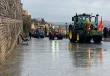 #SuperJueves: Ni el temporal frena las manifestaciones del campo