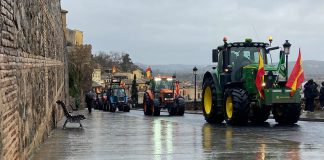 #SuperJueves: Ni el temporal frena las manifestaciones del campo