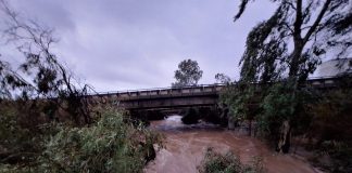 Espectaculares imágenes. Las borrascas llenan los embalses del Guadiana y anegan cultivos Guadiana