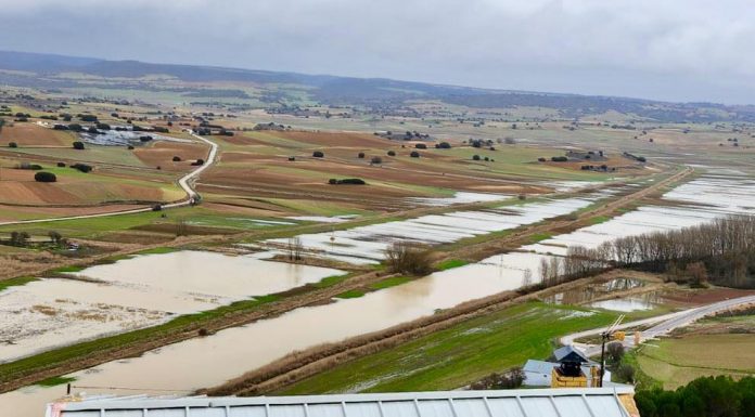Vídeo. La falta de limpieza de los ríos anega parcelas de cultivos de la provincia de Cuenca inundaciones