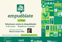 La Rioja acogerá el 4 de marzo «Empuéblate: soluciones contra la despoblación»