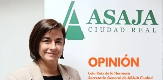 Opinión. El reto y la valentía de incorporarse a la agricultura y a la ganadería. Lola Ruiz de la Hermosa. Secretaria General ASAJA Ciudad Real Lola Ruiz de la Hermosa