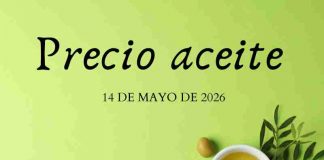 Precio medio en origen del aceite de oliva (14-mayo-2026)