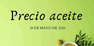 Precio medio en origen del aceite de oliva (29-mayo-2026) precio aceite