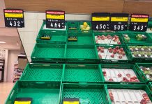 ¿Por qué están los lineales de los supermercados vacíos de frutas por las tardes? lineales vacíos