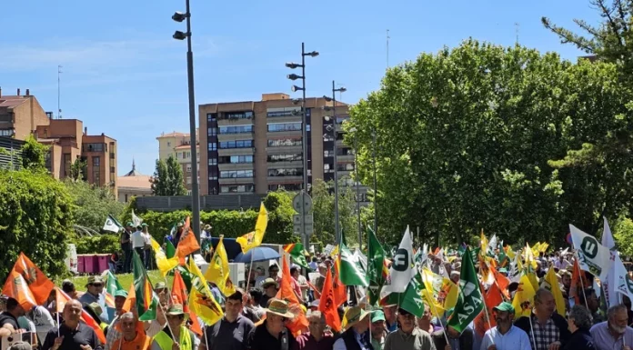 El campo de Castilla y León clama por su futuro ante una nueva cosecha que se saldará con más pérdidas manifestación Valladolid