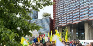 El Plan de Fertilizantes de la Comisión Europea decepciona al sector manifestación Estrasburgo