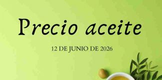 Precio medio en origen del aceite de oliva (12-junio-2026) Precio medio en origen del aceite de oliva