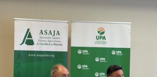 ASAJA y UPA Castilla-La Mancha reclaman una posición unánime de las Cortes frente a los recortes previstos en la planificación hidrológica UPA ASAJA AGUA