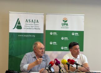 ASAJA y UPA Castilla-La Mancha reclaman una posición unánime de las Cortes frente a los recortes previstos en la planificación hidrológica UPA ASAJA AGUA