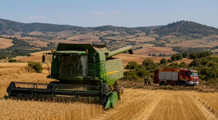 Agricultores exigen compensaciones económicas por cada día de prohibición de la siega por temperaturas cosechadora