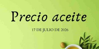 Precios medios en origen del aceite de oliva (17-julio-2026) Precios medios en origen del aceite de oliva (17-julio-2026)