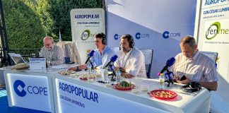 Núñez defiende que con el agua de Castilla-La Mancha “tienen que regar primero los castellanomanchegos” Paco Núñez en FERIMEL