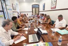 FERGUALT consolida la creación de un frente común de defensa de los regantes del Alto Guadiana REUNION FERGUALT OPAS