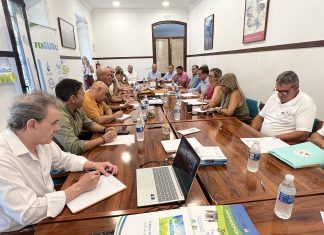 FERGUALT consolida la creación de un frente común de defensa de los regantes del Alto Guadiana REUNION FERGUALT OPAS