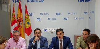 Núñez se compromete “a que no salga ni una gota de agua fuera de Castilla-La Mancha mientras no haya regado hasta el último agricultor de la región” Mesa Agua PP
