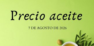 Precio medio en origen del aceite de oliva (7-agosto-2026)
