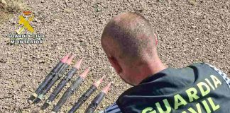 La Guardia Civil neutraliza seis cohetes granífugos en la provincia de Albacete cohetes granífugos