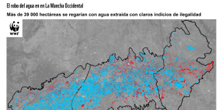 WWF denuncia que el Alto Guadiana “es el epicentro del robo del agua”