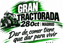 Cooperativas Agro-alimentarias de España apoya la tractorada del 28 de octubre en Madrid tractorada octubre 2026