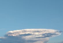 Las curiosas nubes de los cielos manchegos en estos días de tormenta