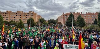 Cientos de agricultores y ganaderos se manifiestan en Toledo y anuncian nuevas movilizaciones concentración ASAJA Toledo